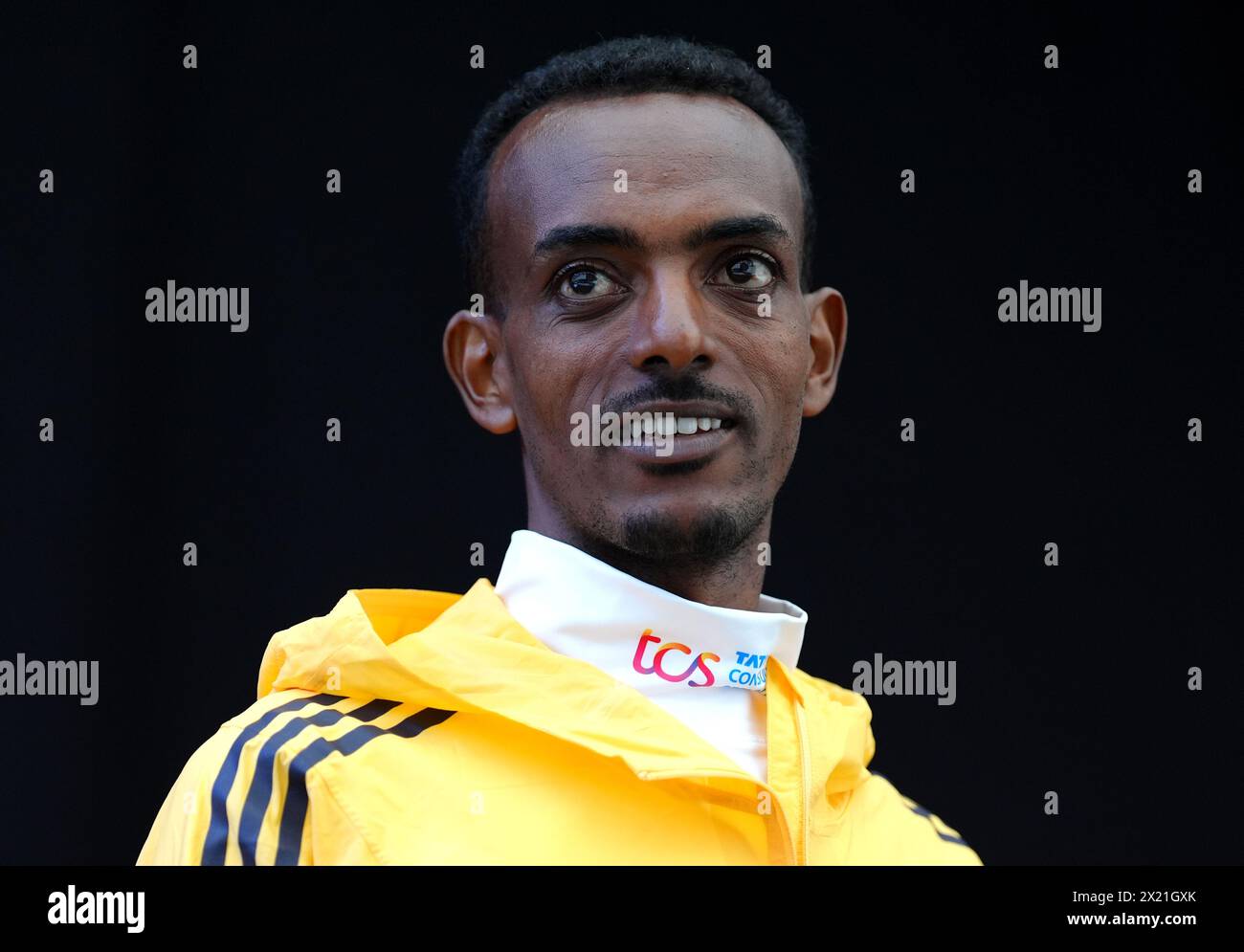 Ethiopia's Tamirat Tola during the elite men's press conference held at