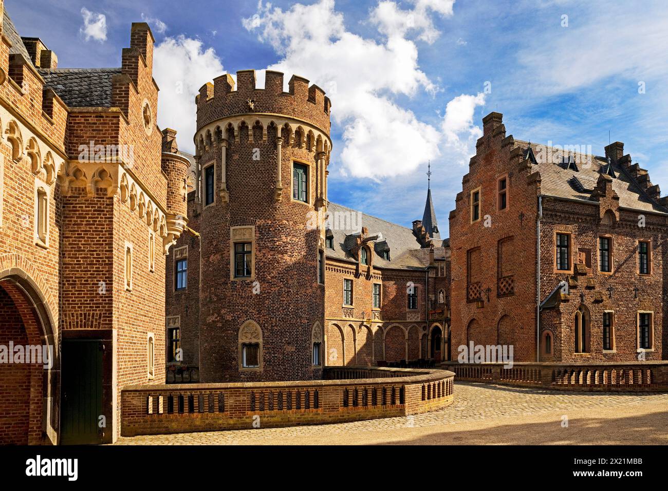 Paffendorf Castle, Germany, North Rhine-Westphalia, Bergheim Stock Photo