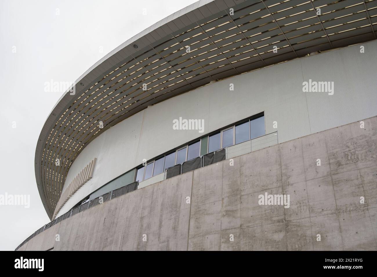 general view of the exterior of the Estadio do Dragao in Porto, April