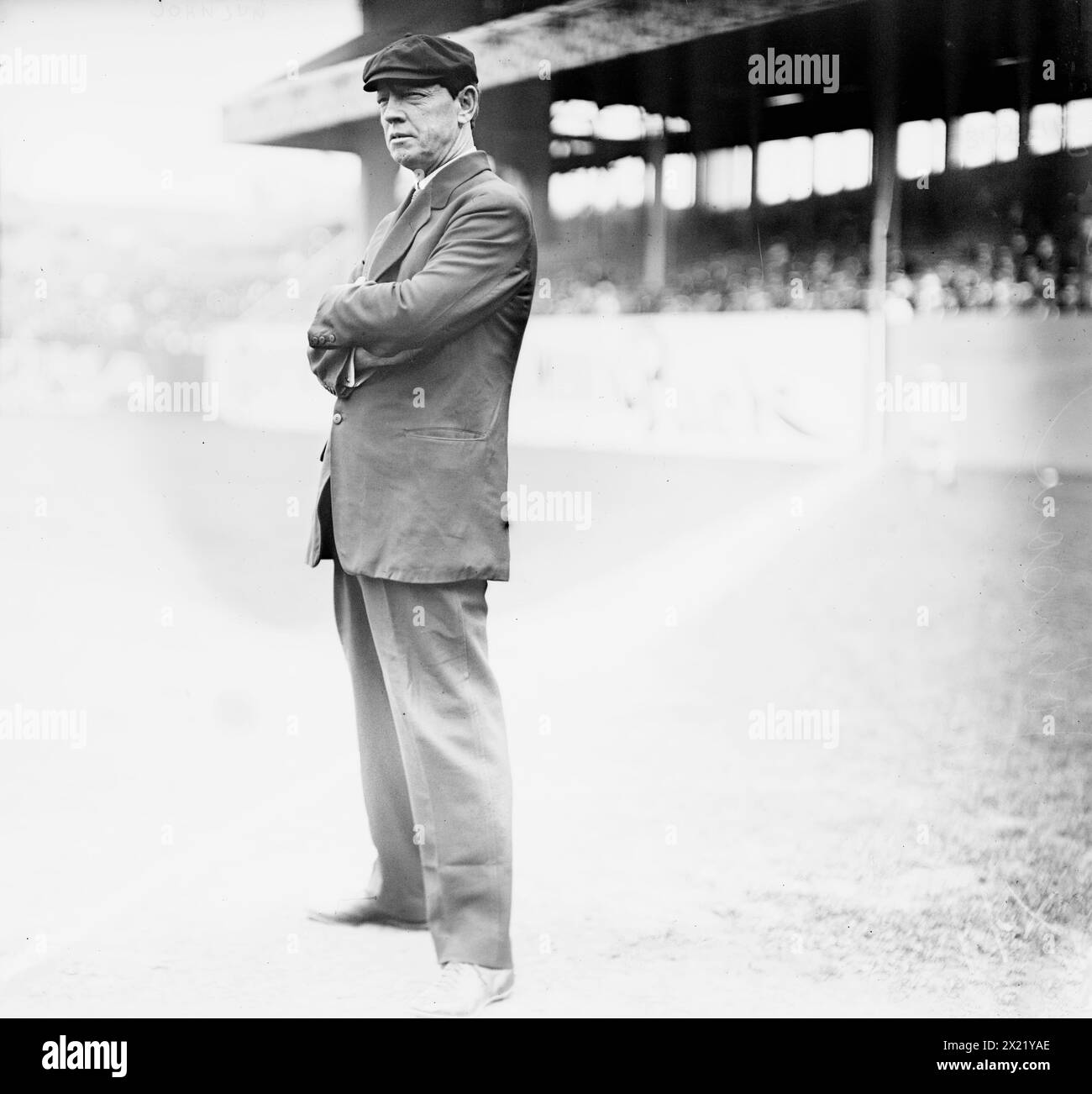 Harry Steamboat Johnson NL Umpire baseball 1914 Stock Photo Alamy