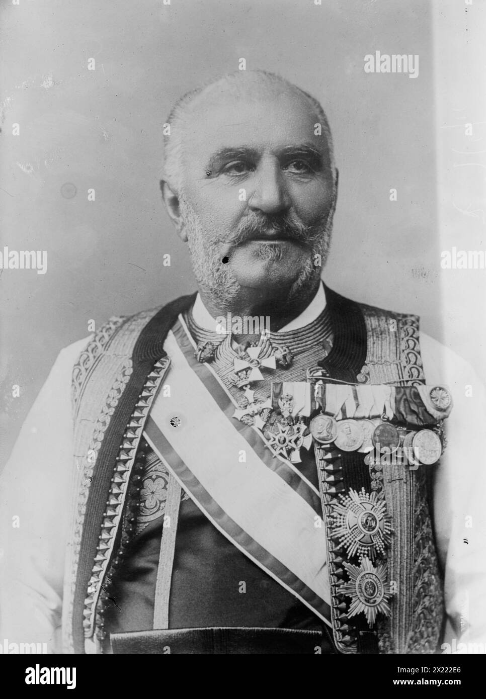 King Nicholas, Montenegro, 1911. Stock Photo