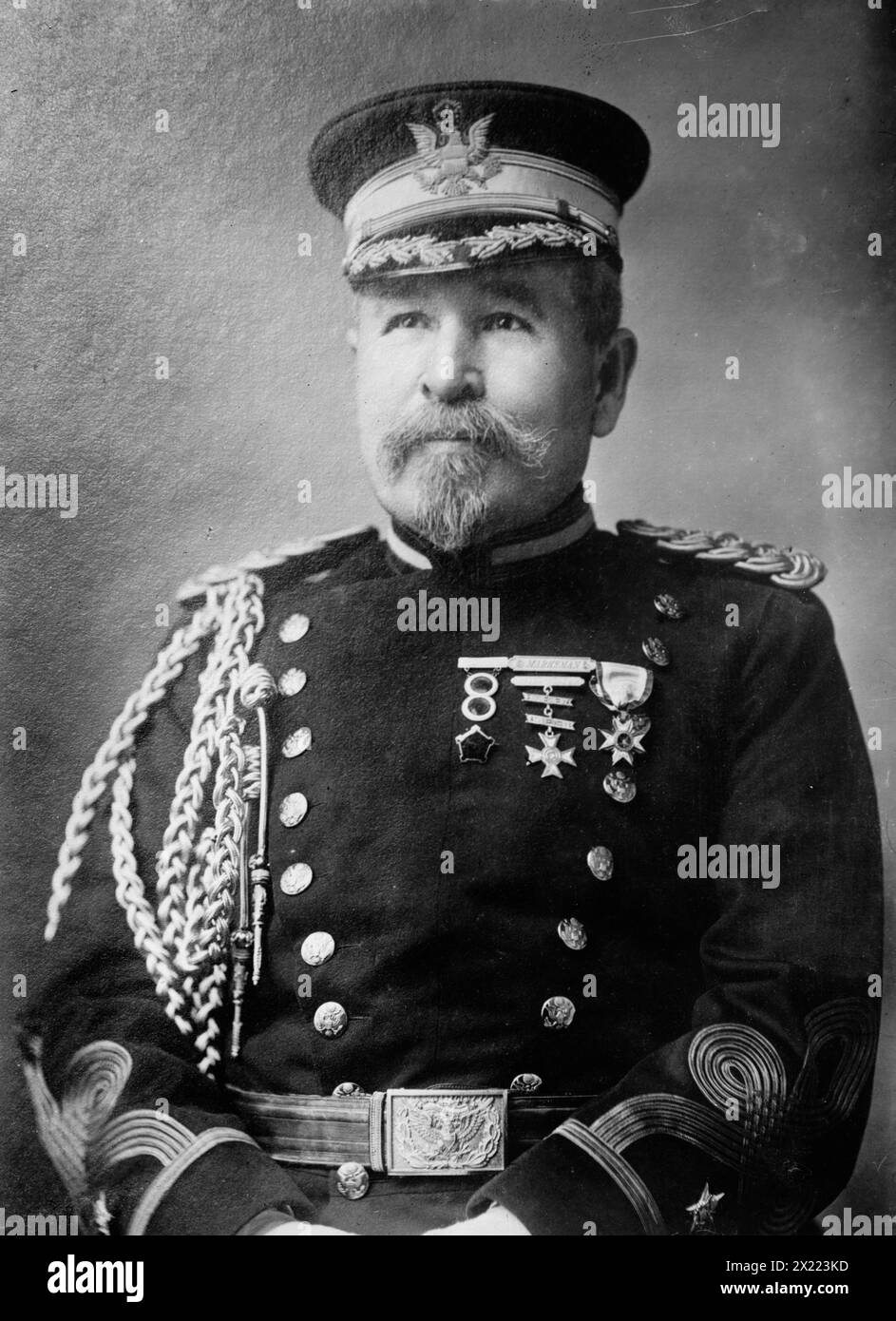 Brig. Gen. Joseph W. Duncan in uniform, 1910. Stock Photo