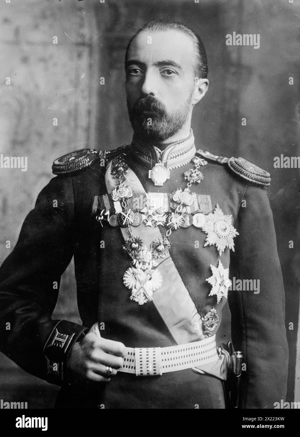Grand Duke Michael of Russia in uniform, 1910. Stock Photo