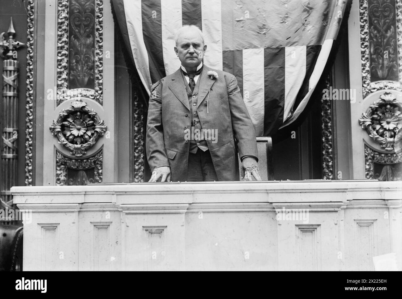 Speaker Clark, 1911. Shows Speaker of the House Jame Beauchamp "Champ