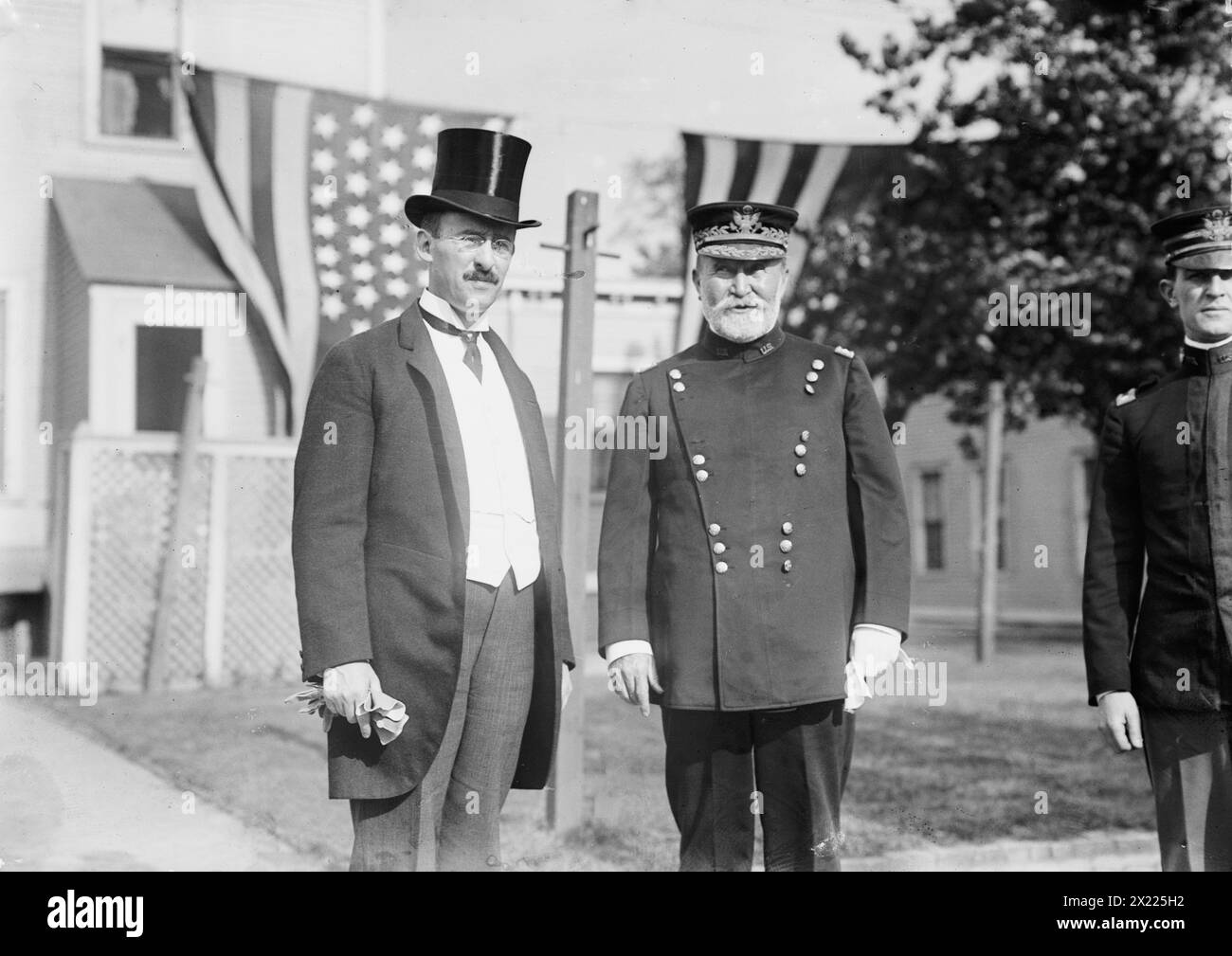 Sec&rsquo;y Stimson, Gen. F.D. Grant, 1911. Shows General Frederick Dent 