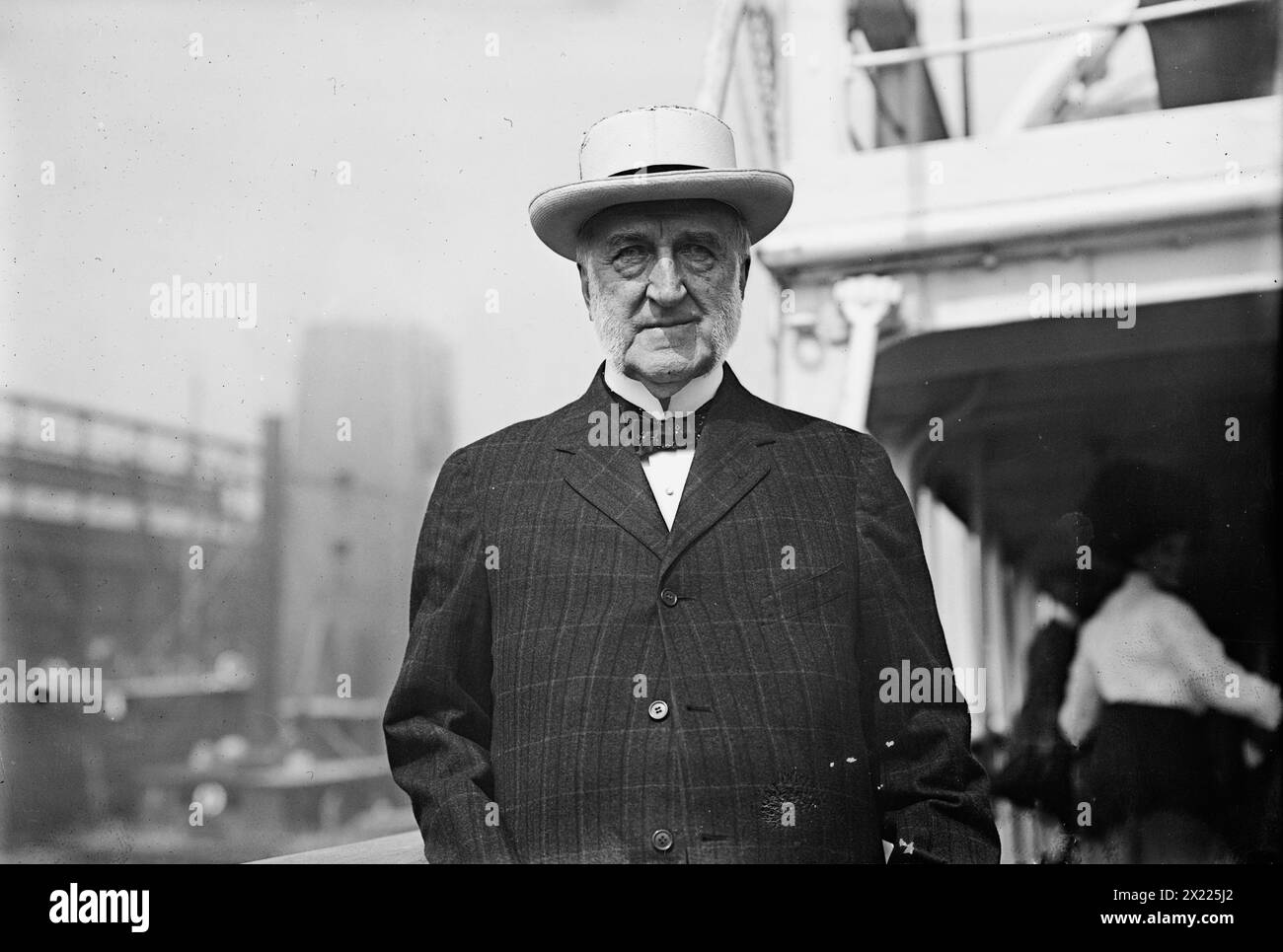 C. M. Depew, 1911. Shows Chauncey Mitchell Depew (1834-1928), U.S. Senator from New York. Stock Photo