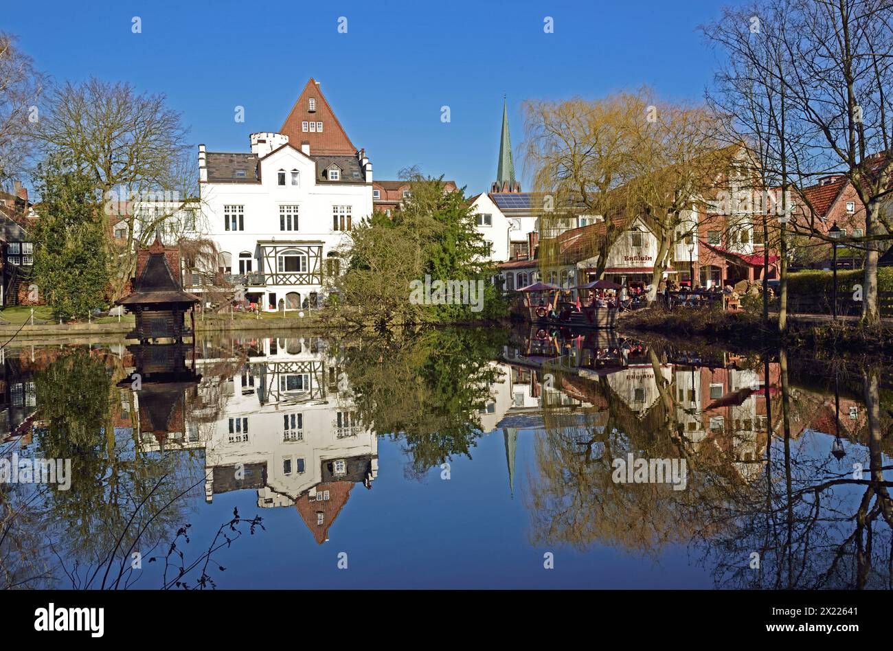 geography / travel, Germany, Lower Saxony, Buxtehude, metropolitan region Hamburg, ADDITIONAL-RIGHTS-CLEARANCE-INFO-NOT-AVAILABLE Stock Photo