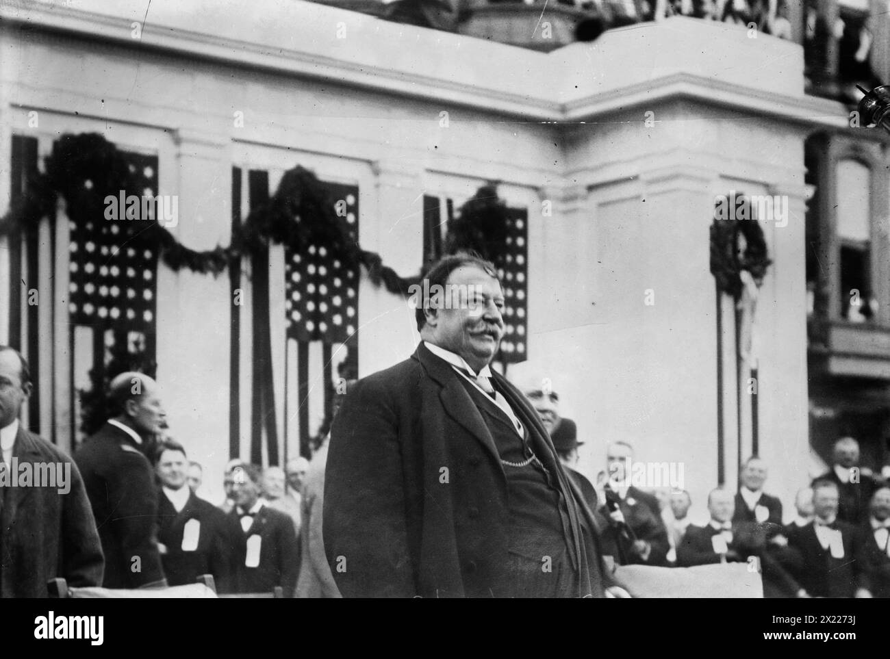 President William Howard Taft at the laying of the cornerstone for the ...