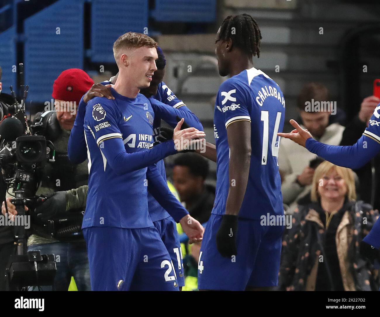 Cole palmer celebration chelsea hi-res stock photography and images - Alamy