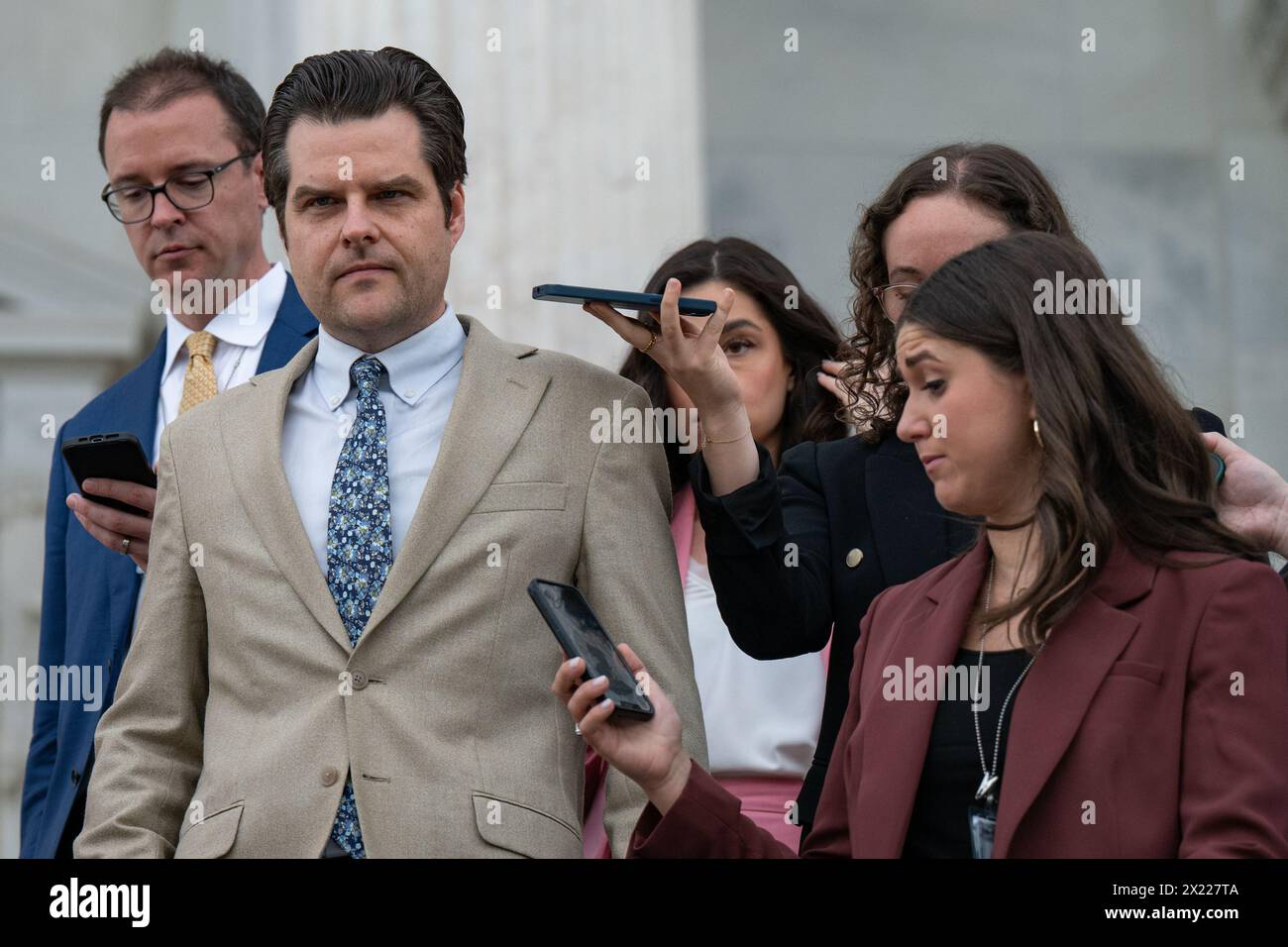 United States Representative Matt Gaetz (Republican of Florida) exits