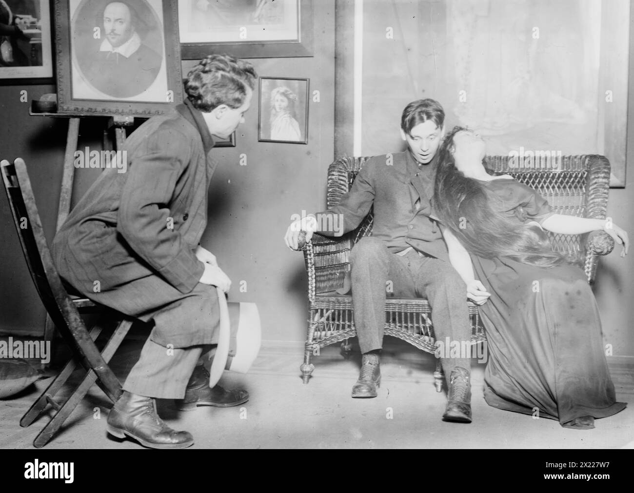 Rehearsal, Futurist Play House, between c1910 and c1915 Stock Photo Alamy