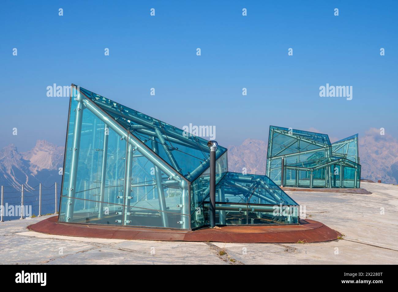 Mt Rite Messner mountain museum dolomites hi-res stock photography and images ...