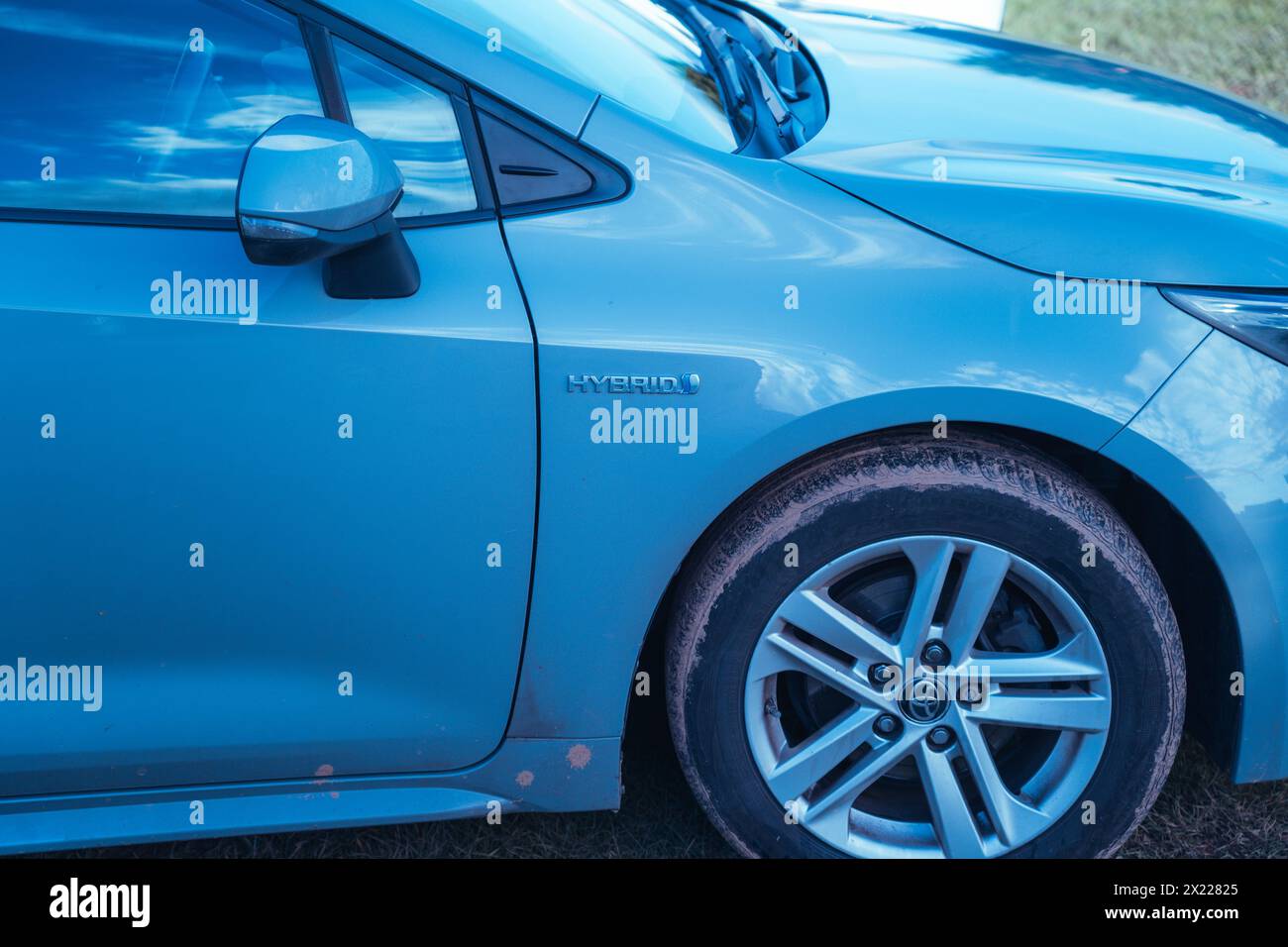 Electric Car Stock Photo