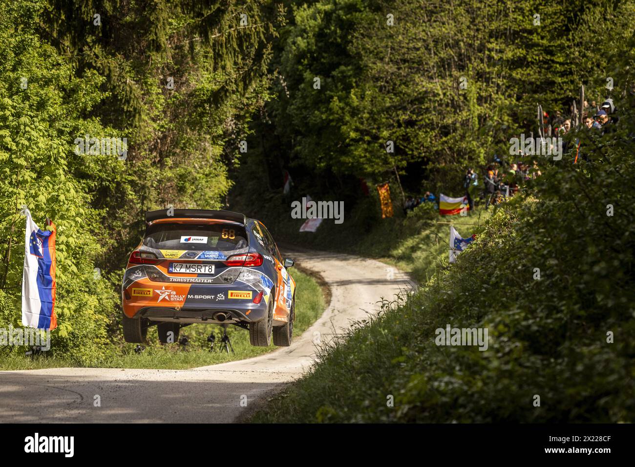 58 Max SMART, Cameron FAIR, Fiesta Rally3, action during the Croatia ...