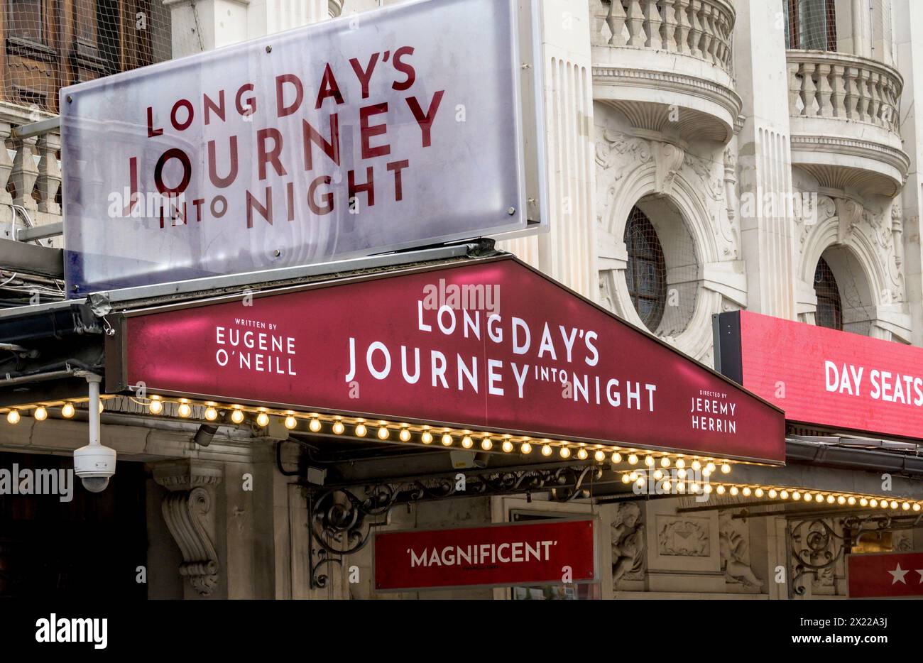 London, UK. Long Day's Journey Into Night (Eugene O'Neill) at the Wyndham's Theatre, April 2024 Stock Photo
