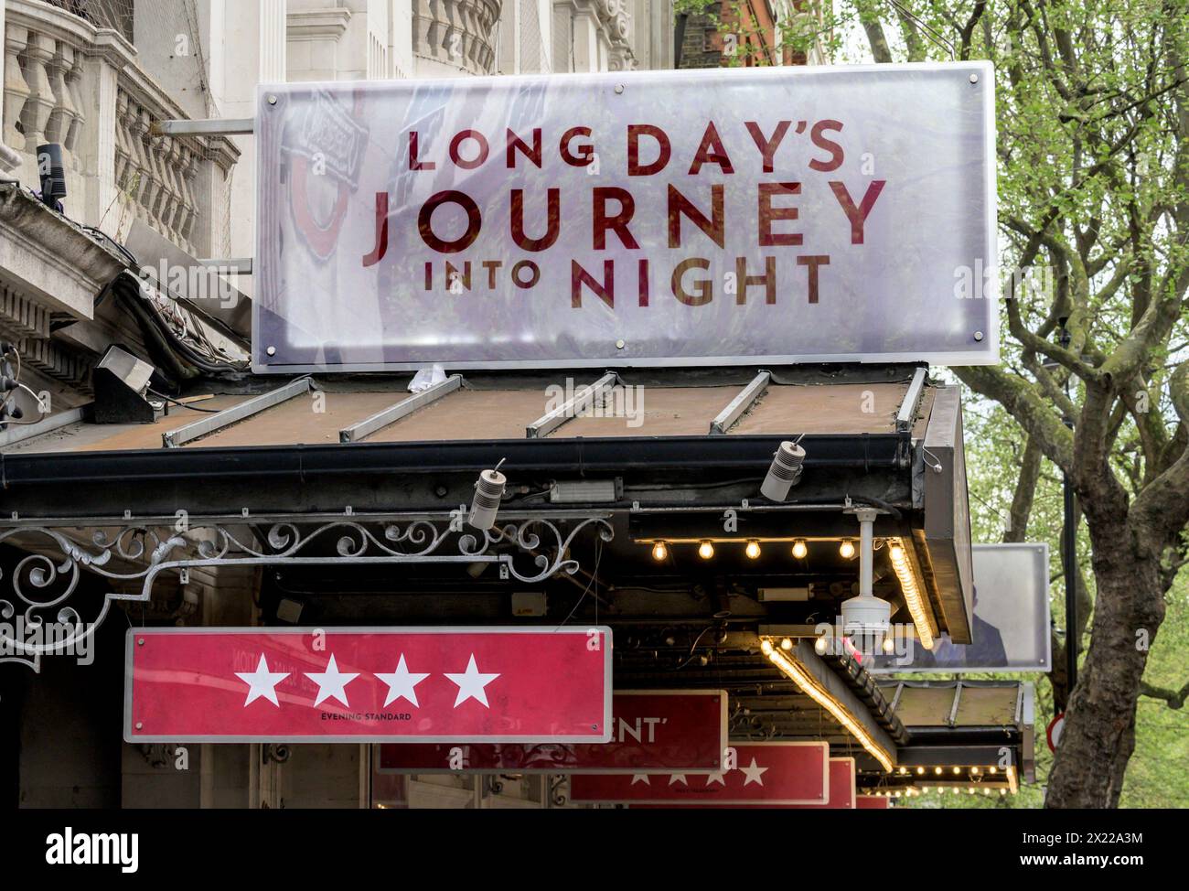 London, UK. Long Day's Journey Into Night (Eugene O'Neill) at the Wyndham's Theatre, April 2024 Stock Photo