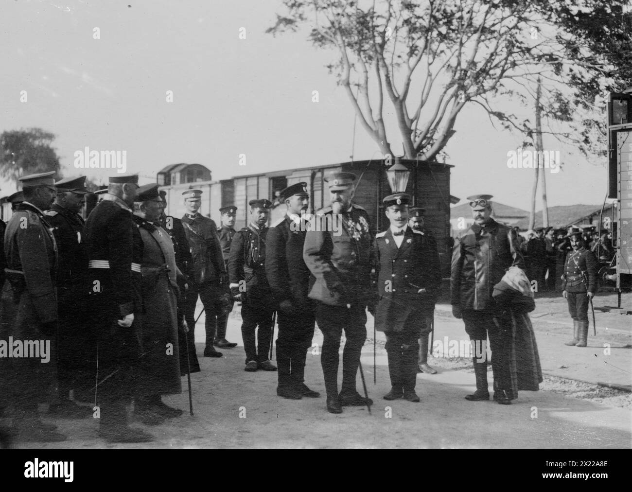 Czar Ferdinand going to front, 1912. Shows Ferdinand I, Czar of ...