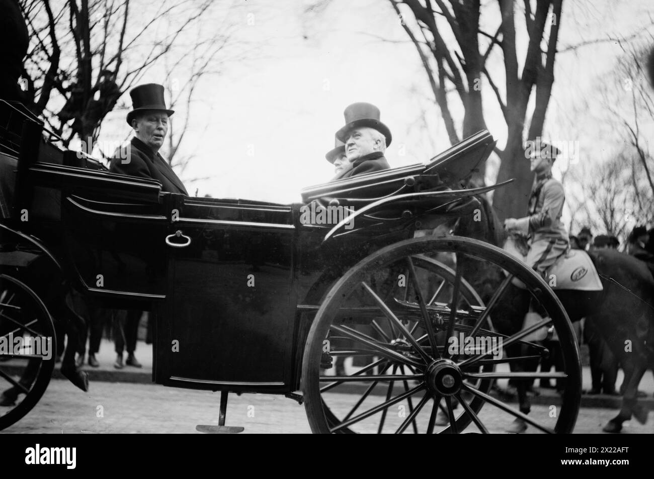 Speaker Clark and Vice Pres't. Marshall, 1913. Shows James Beauchamp ...