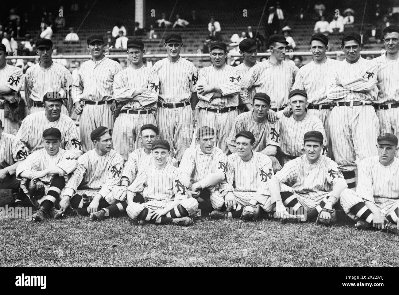 New York Giants at the Polo Grounds, New York, September 1912 (baseball), 1912. Stock Photo