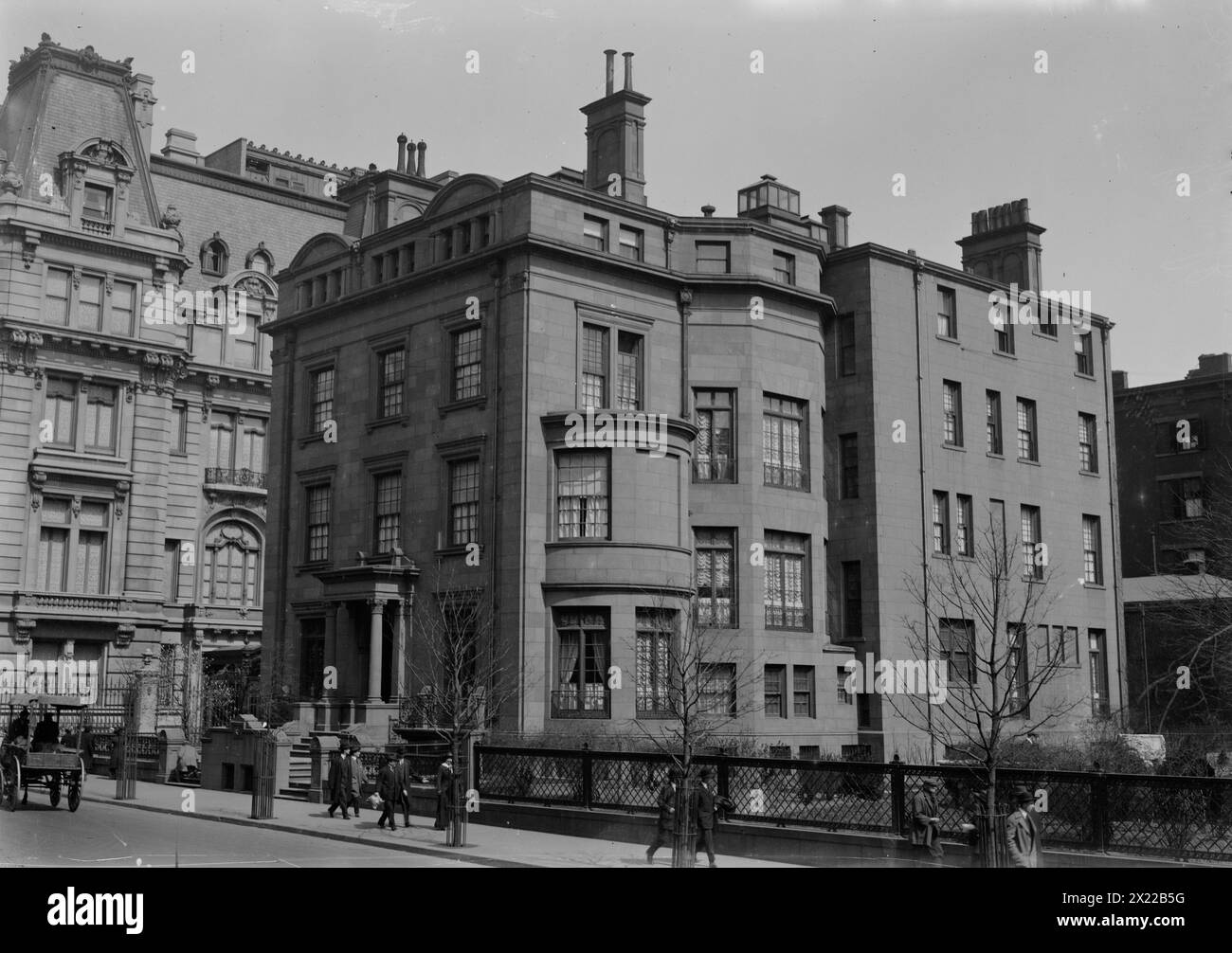 Home of J.P. Morgan Jr., between c1910 and c1915. Shows home of financier John Pierpont &quot;Jack&quot; Morgan, Jr. (1867-1943) at 228-231 Madison Ave. (southeast corner of 37th Street), New York City. Stock Photo