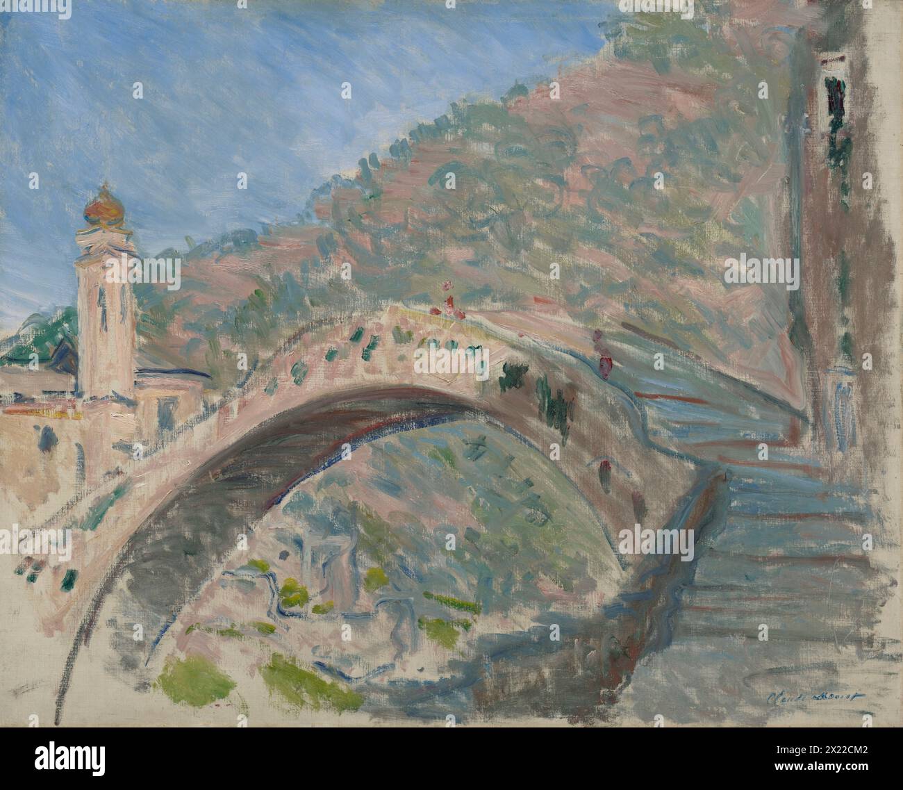 Claude monet bridge 1884 hi-res stock photography and images - Alamy