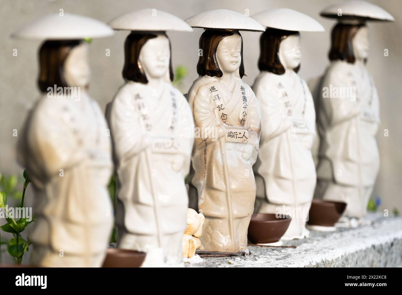 Monk sculptures, Minamichita, Aichi Prefecture, Japan, Asia Stock Photo