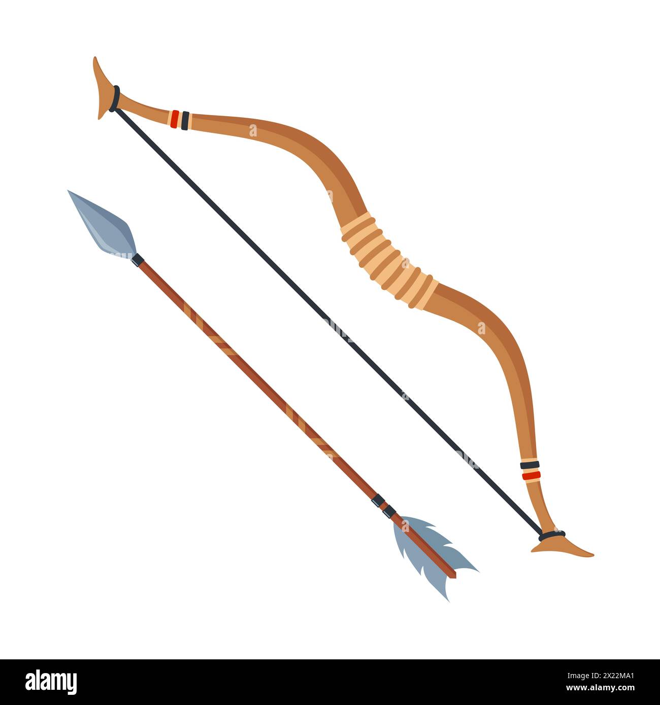 Ancient Indian Bow And Arrow