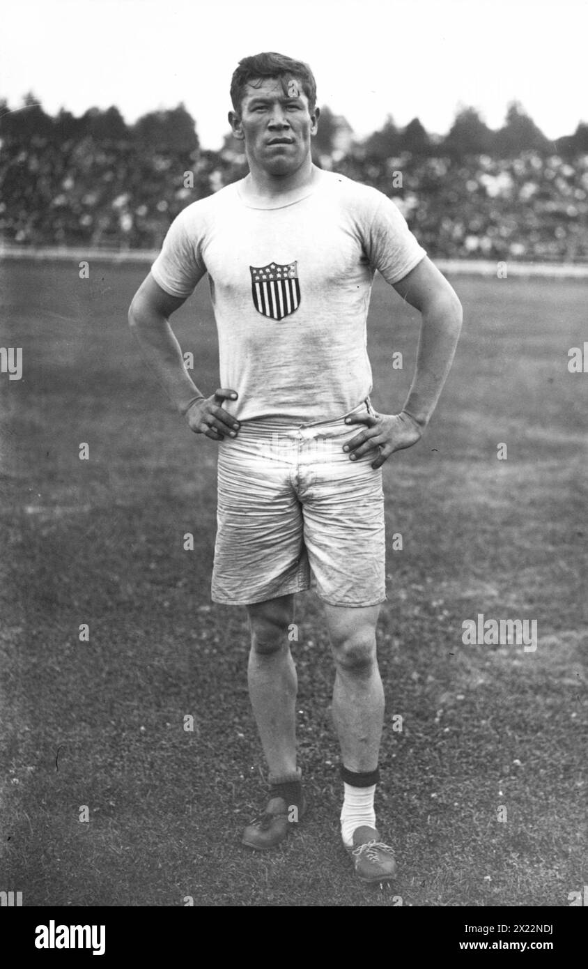Jim Thorpe Summer Olympics 1012 Stock Photo Alamy