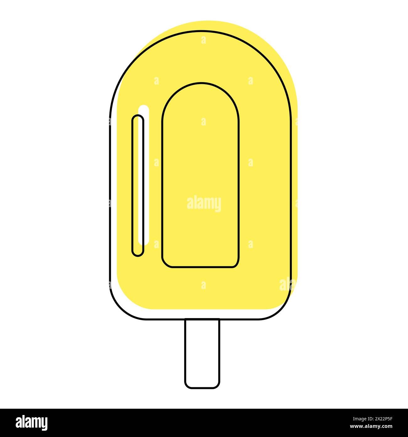 Vector illustration of ice cream isolated on white background. Vector ...