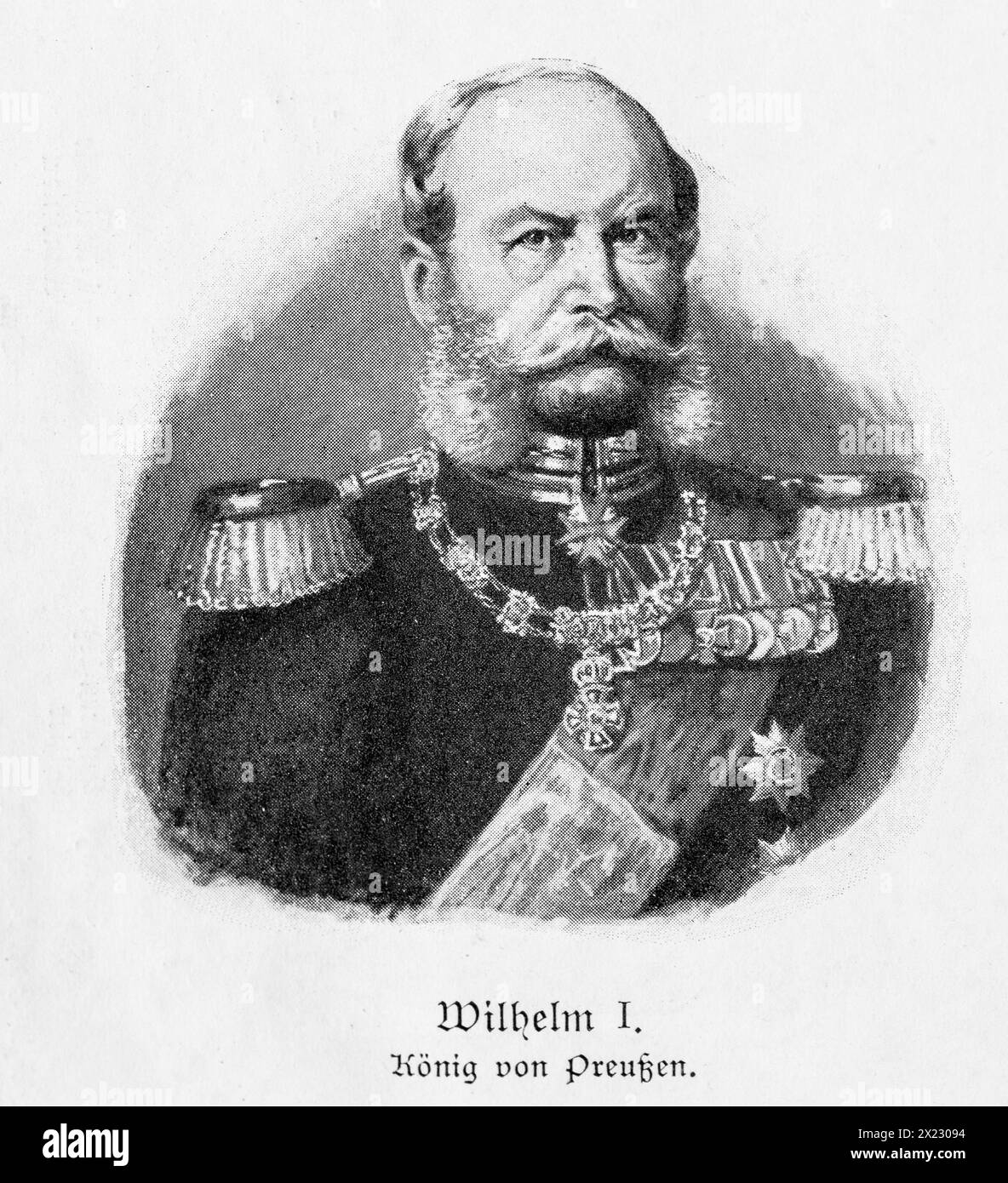 Wilhelm I, Wilhelm Friedrich Ludwig of Prussia, King of Prussia, first ...
