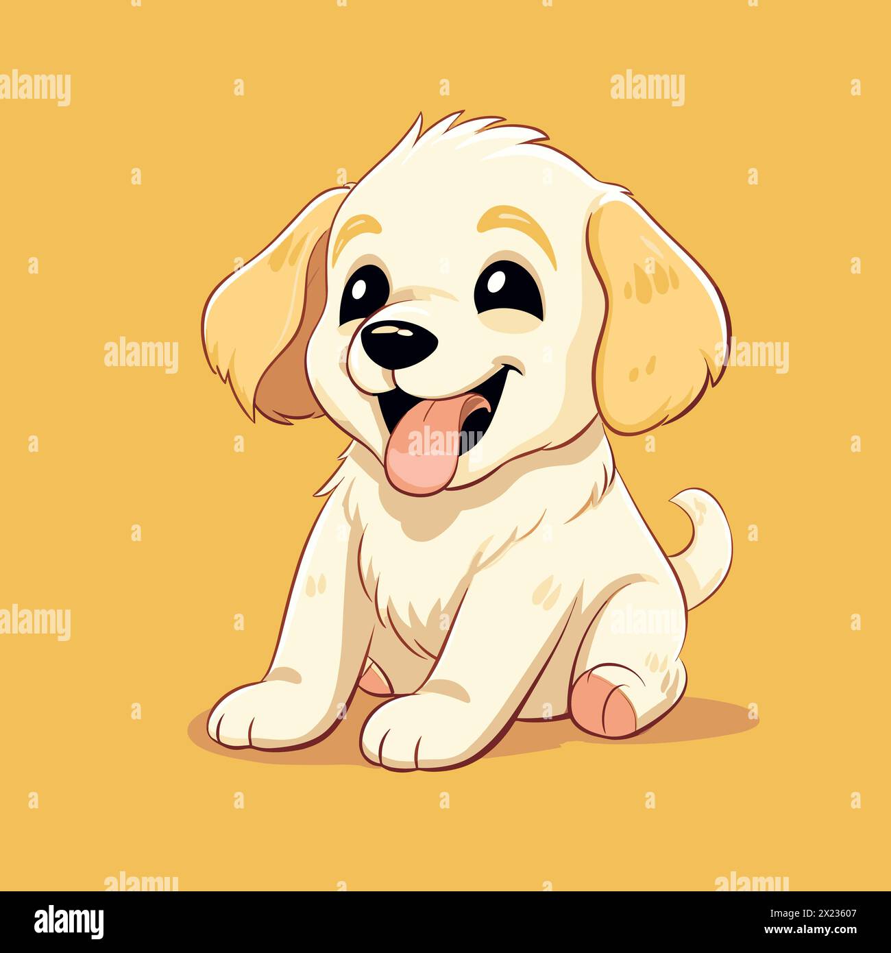 Retriever illustration hi-res stock photography and images - Alamy