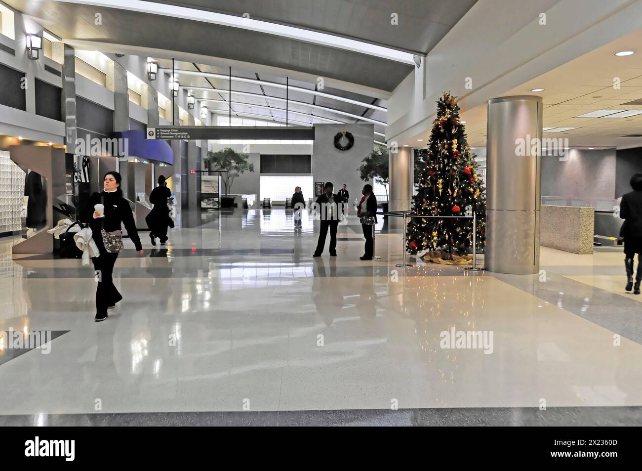 AUGUSTO C. SANDINO Airport, Managua, Nicaragua, Spacious lobby of an ...