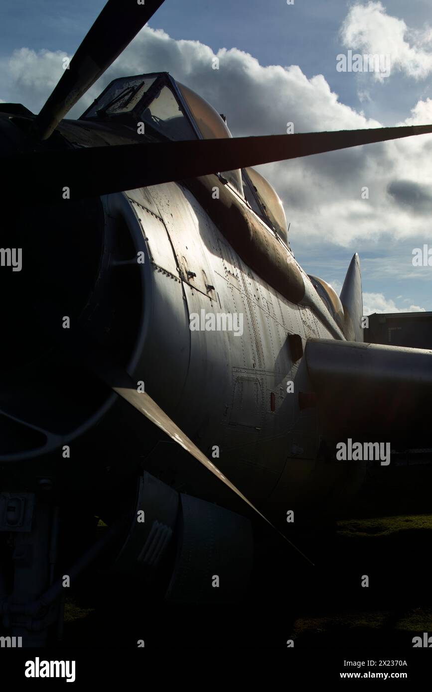 Turbo prop fighter plane Stock Photo Alamy