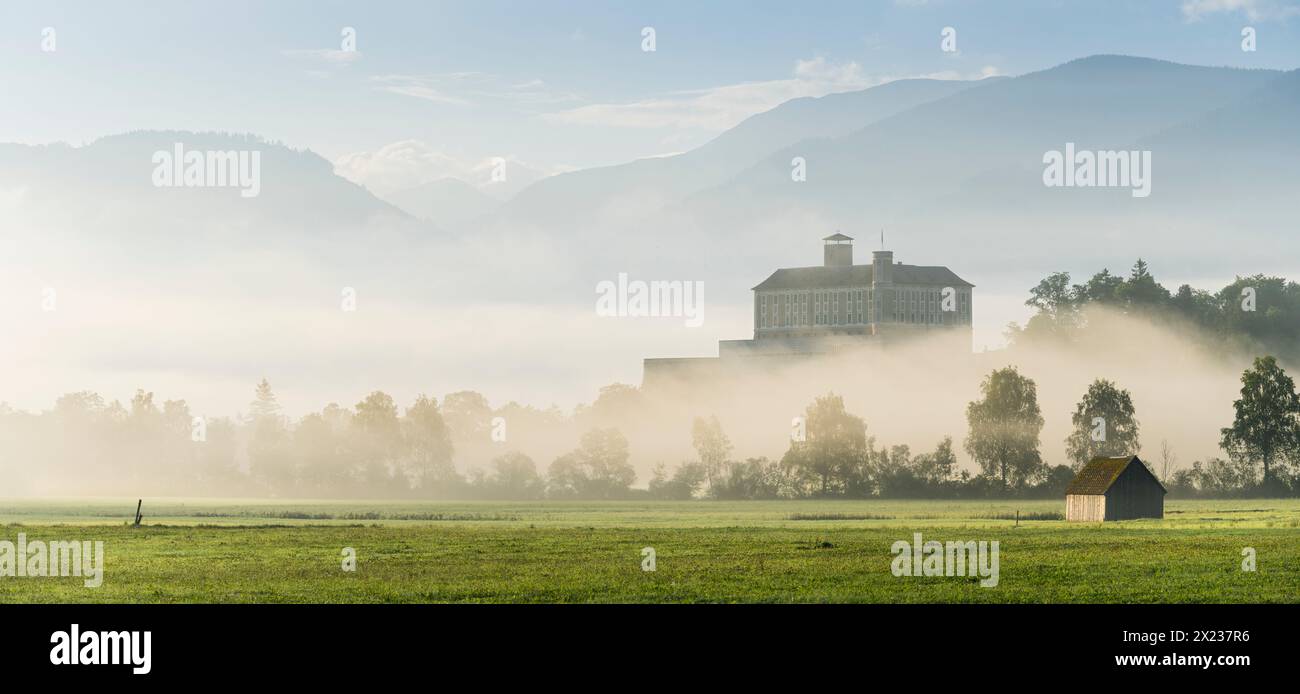 Trautenfels Castle, Stainach Irdning, Ennstal, Styria, Austria Stock Photo