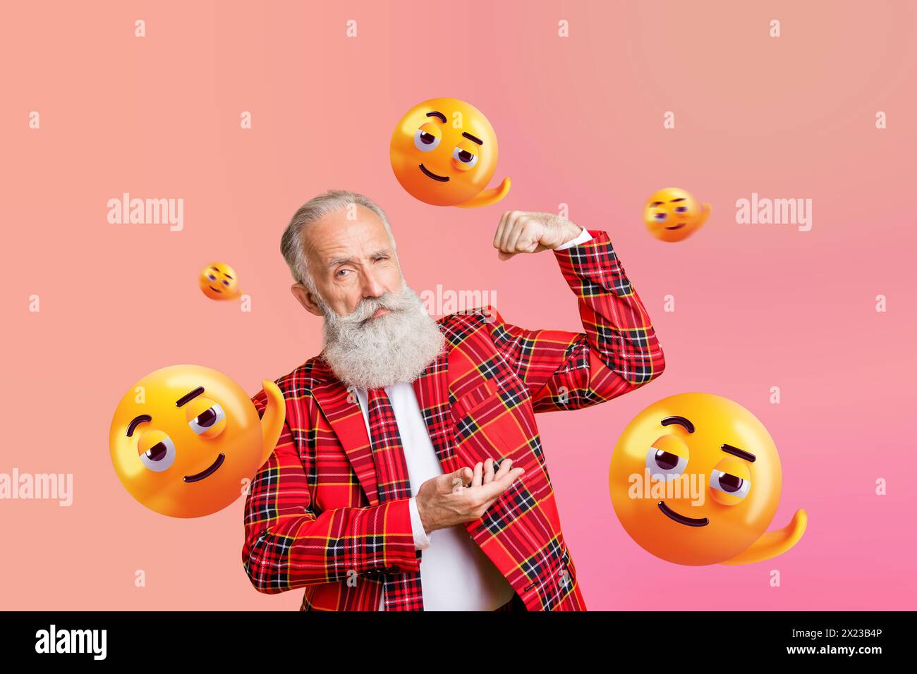 Strong arm muscle emoji showing hi-res stock photography and images - Alamy