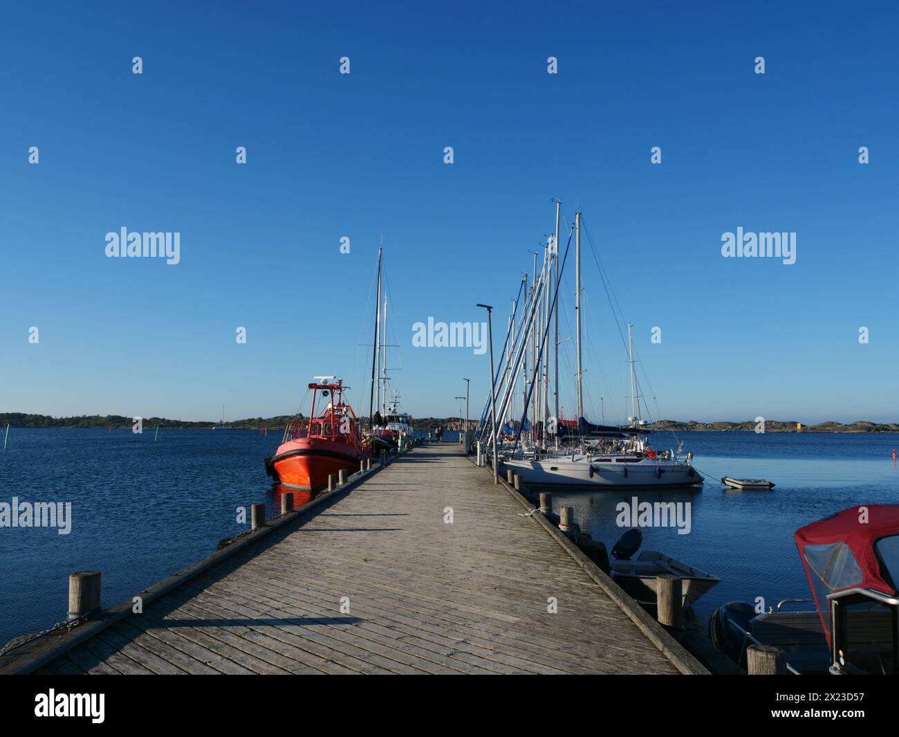 Far from the mainland, the rugged and beautiful Utö island, Finland Stock Photo