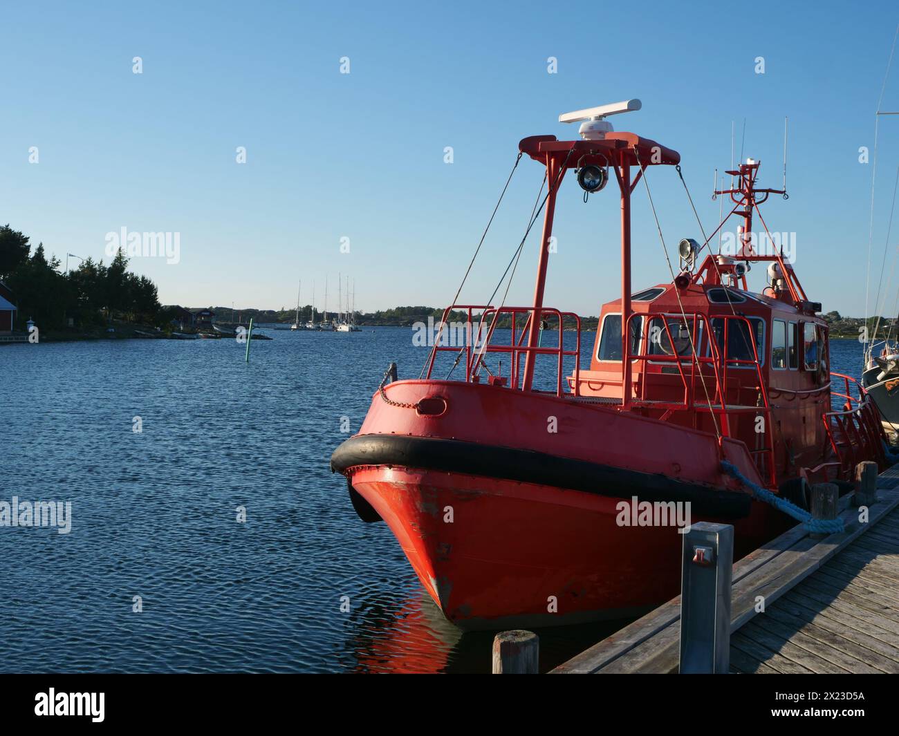 Far from the mainland, the rugged and beautiful Utö island, Finland Stock Photo