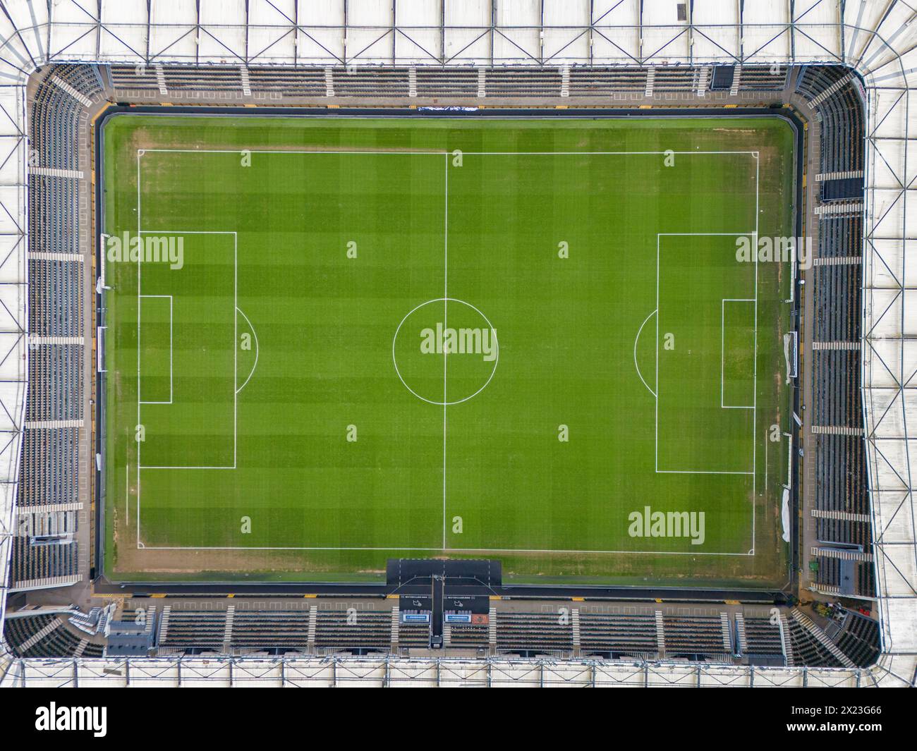 Derby County Football Club, Pride Park Stadium. Aerial Image. 18th April 2024 Stock Photo