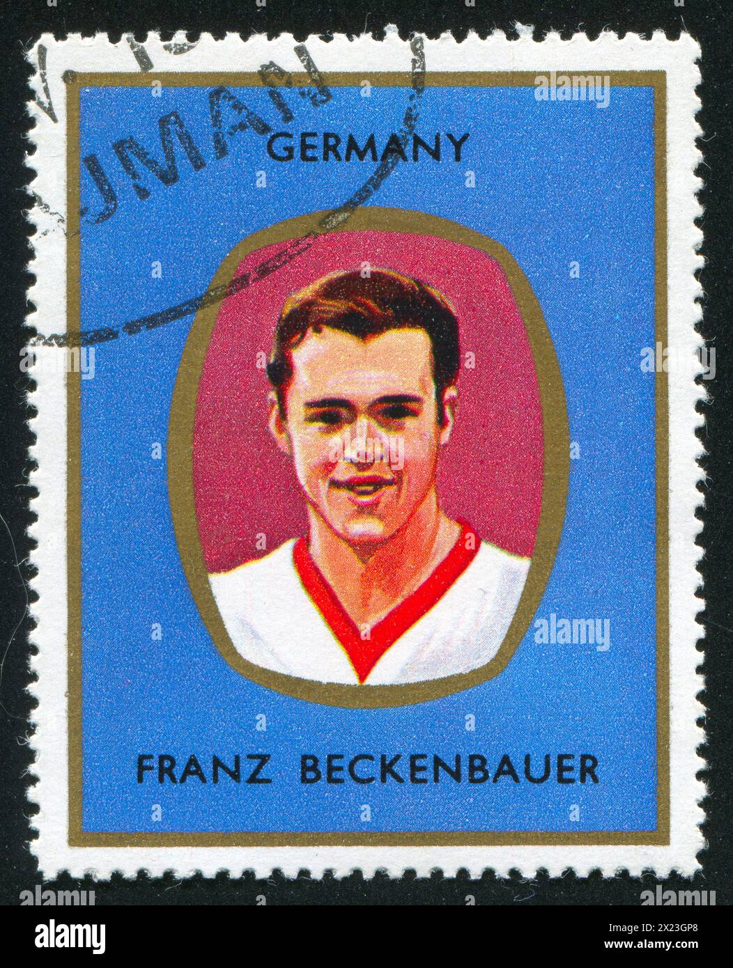 Carte Postale Franz Beckenbauer #7 Bergmann Verlag, Coupe Du Monde 1970, Allemagne