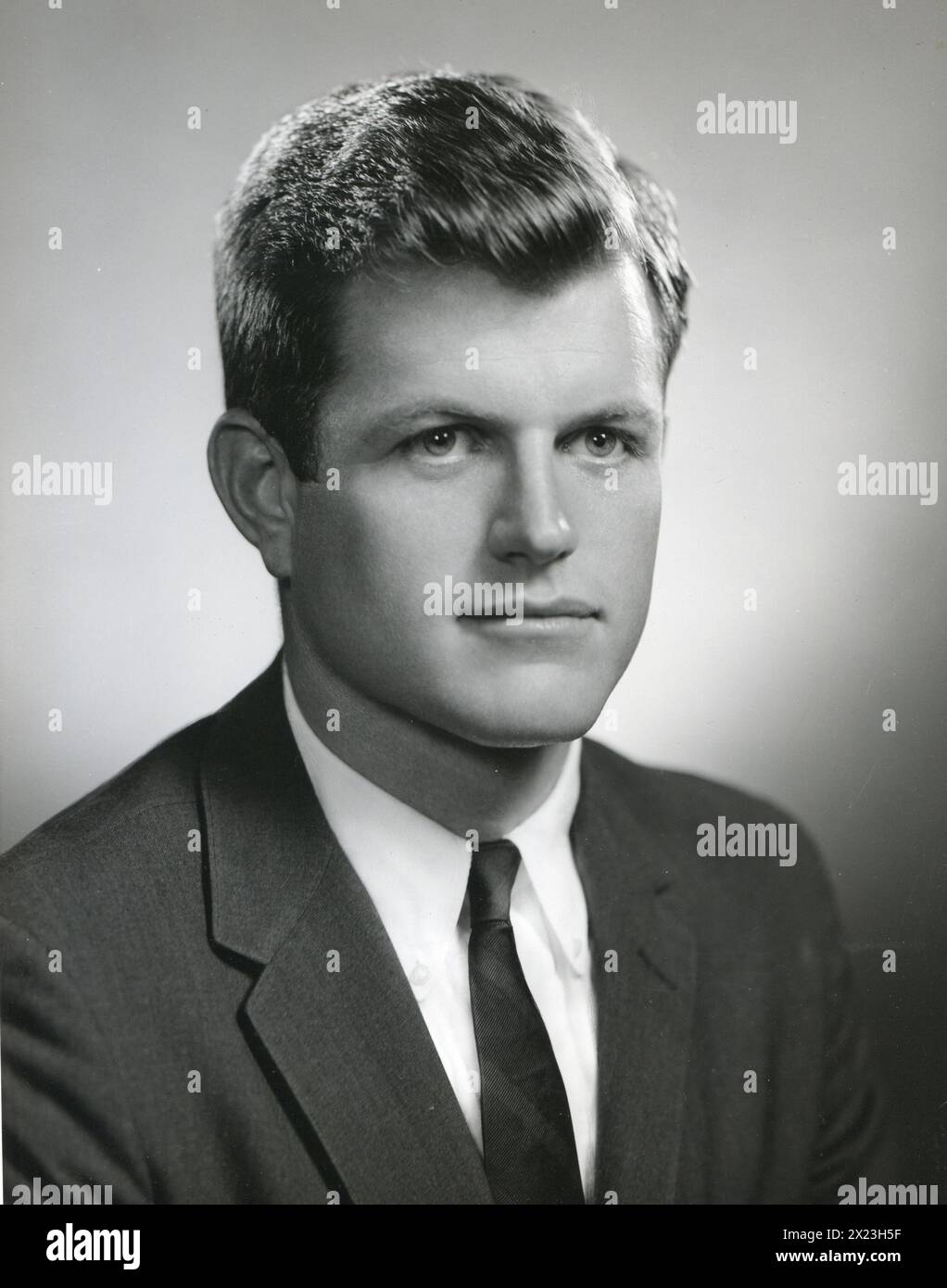 1960 - Edward Kennedy, the 29-year-old brother of John F. Kennedy. Stock Photo