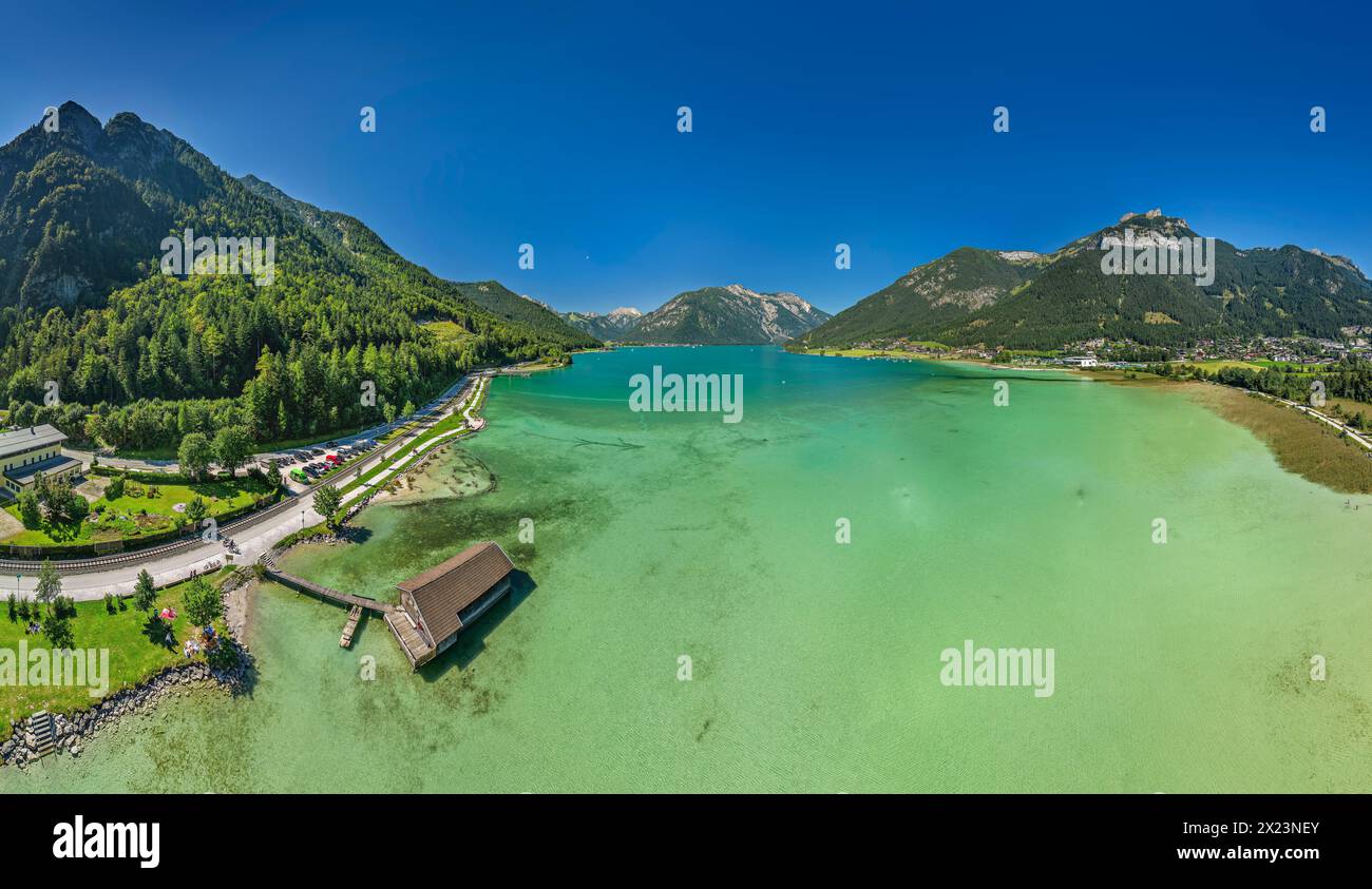 Achensee with Karwendel in the background, Achensee, Tyrol, Austria Stock Photo
