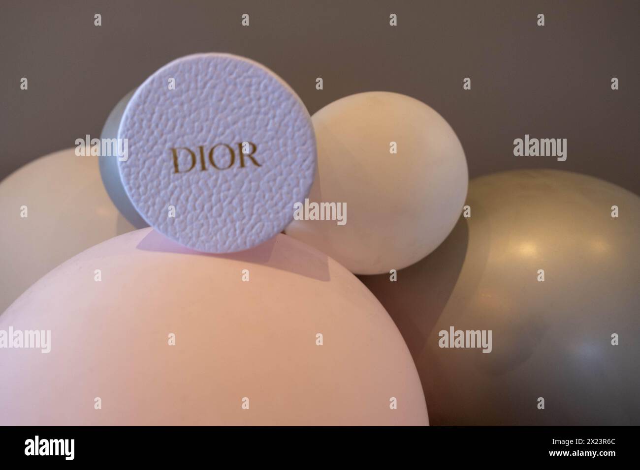 Dior Gift Box Stock Photo