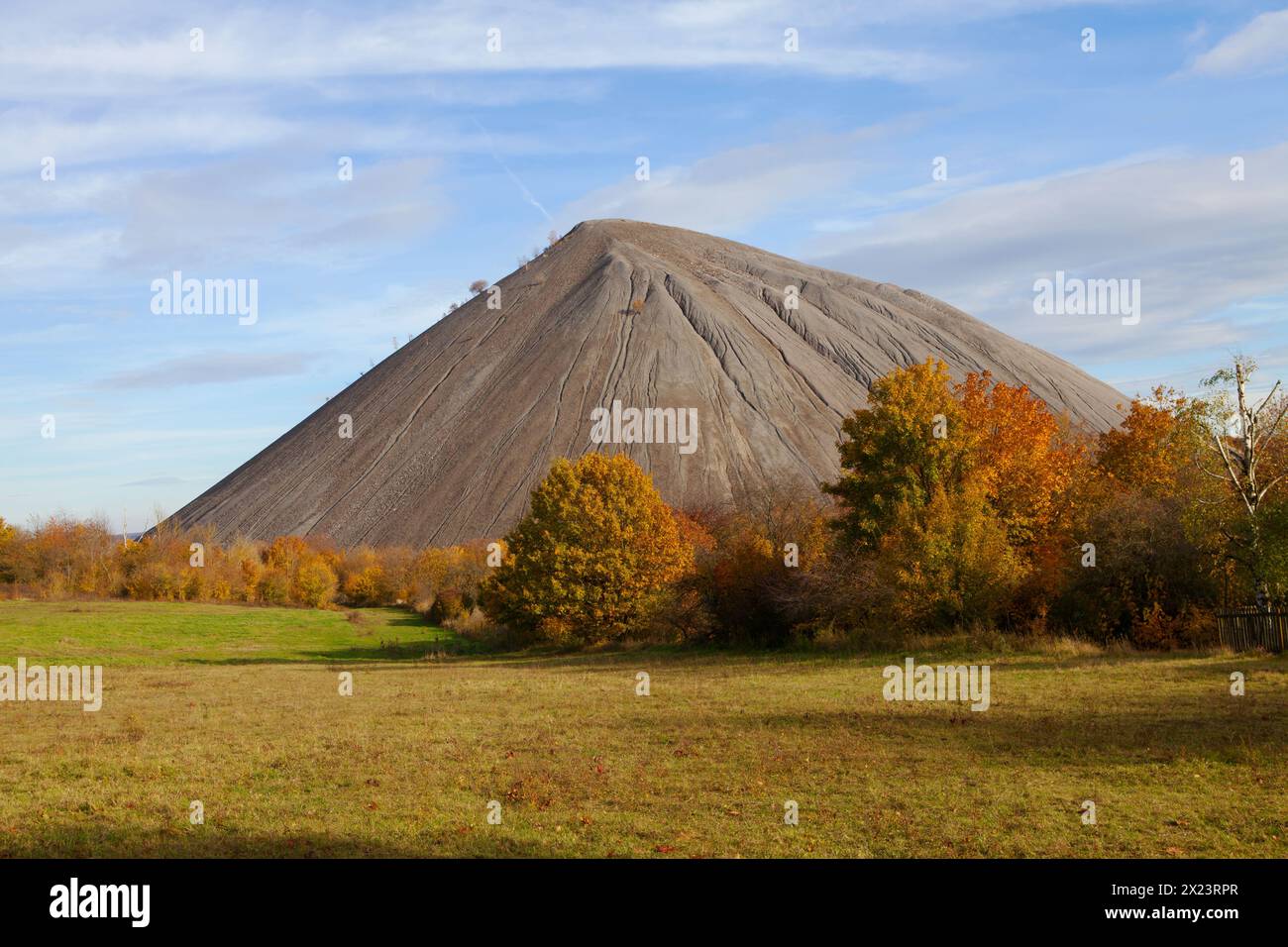 “Hohe Linde” dump, Sangerhausen, Saxony-Anhalt, Germany Stock Photo
