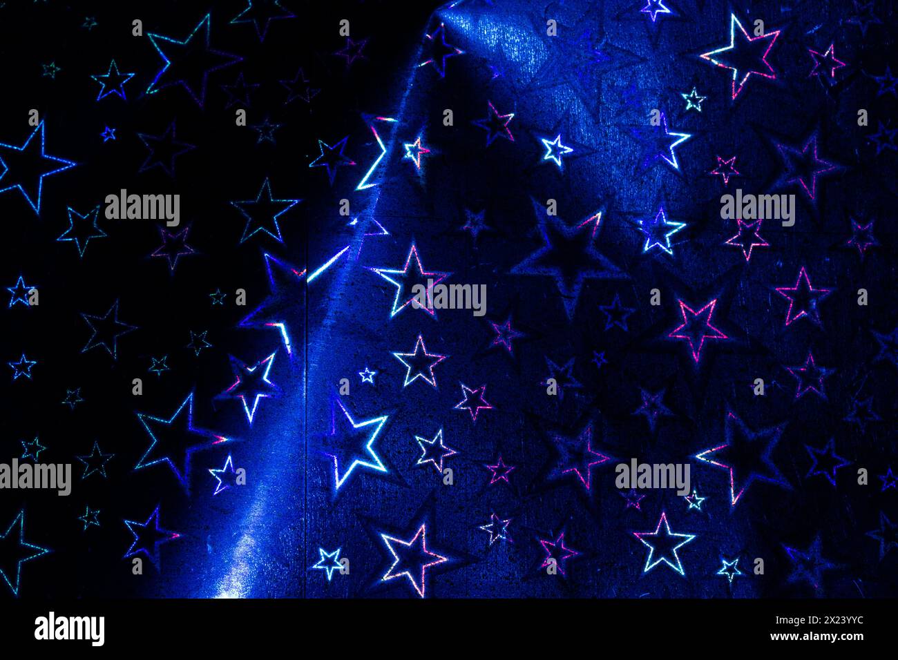 A Vibrant Holographic Abstract Shiny Dancefloor Sci-fi Background Stock ...