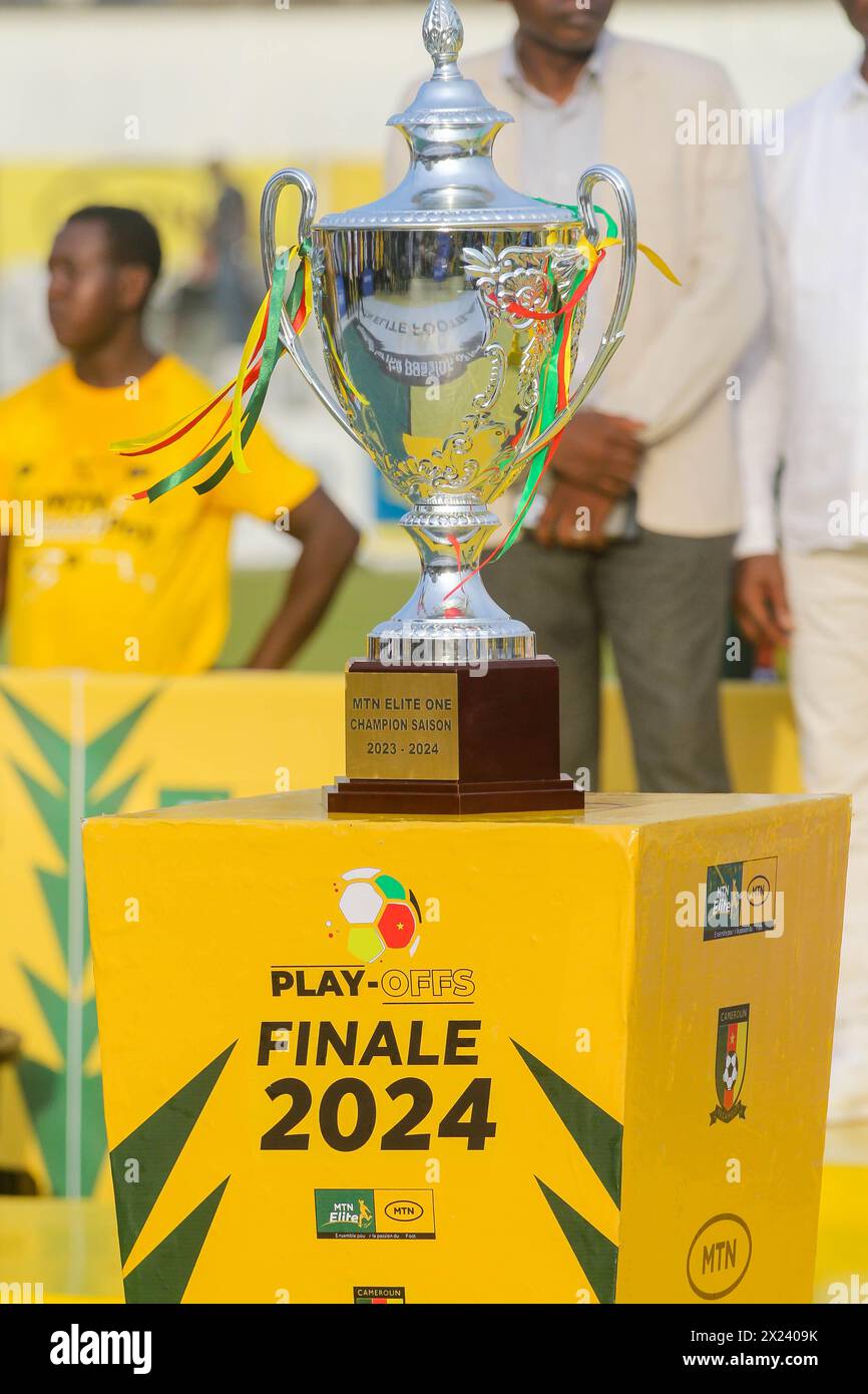 DOUALA, CAMEROON - APRIL 18: Victoria United Fc won the Elite one ...