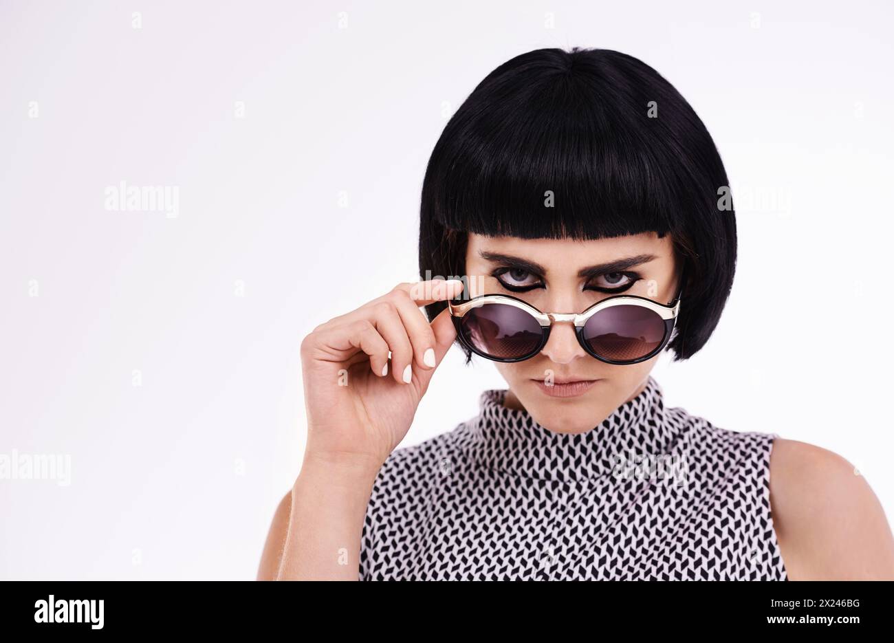 Attractive fashion model bob hi-res stock photography and images - Alamy