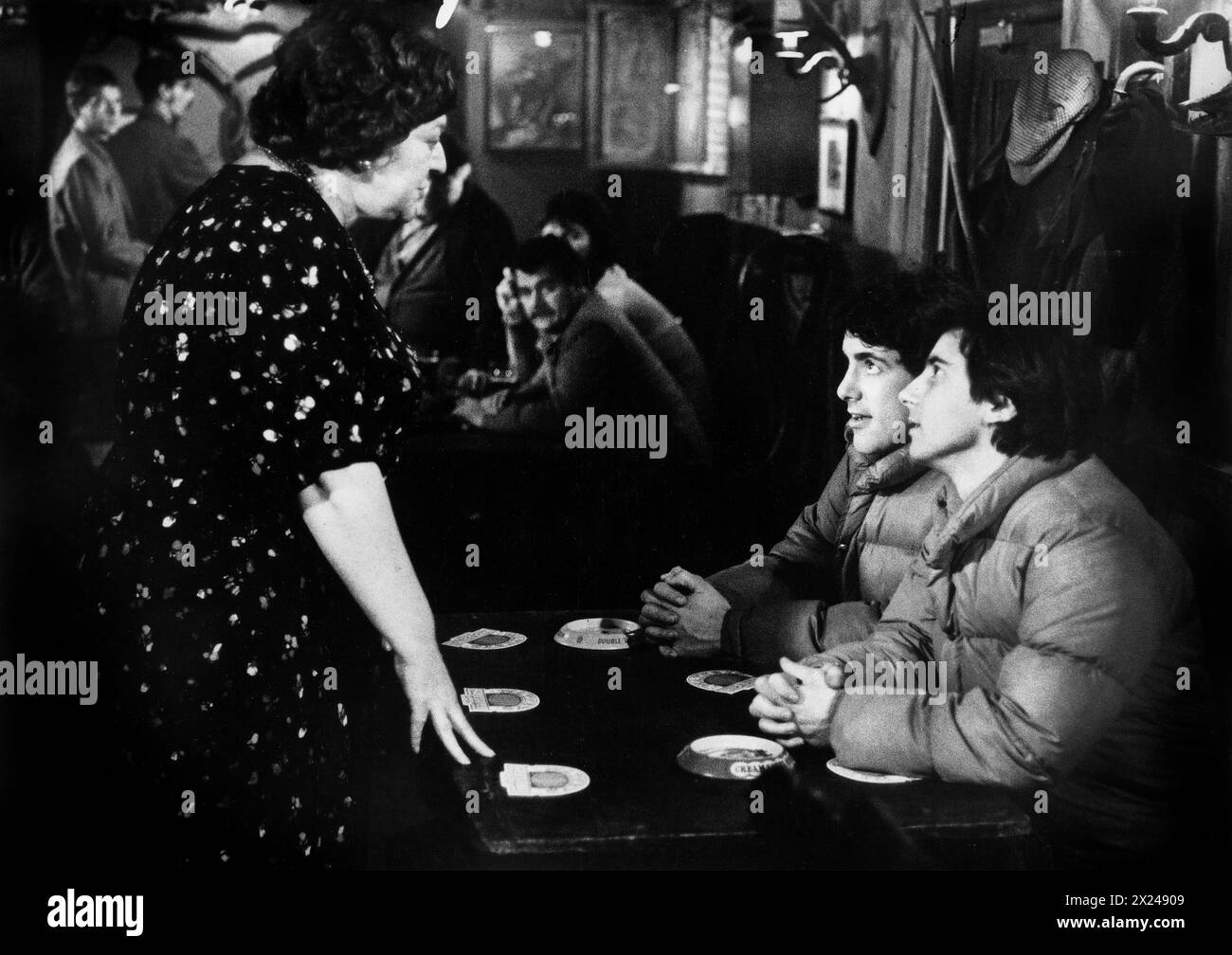 Lila Kaye, David Naughton, Griffin Dunne, on-set of the film, "An