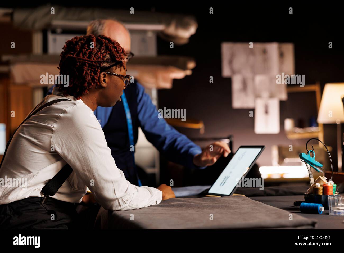 Expert master fashion designer hi-res stock photography and images - Alamy