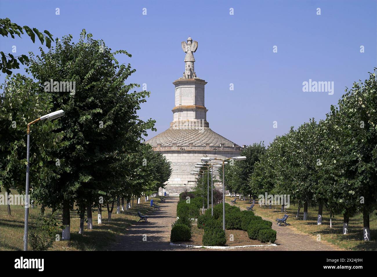 Adamclisi, Rumänien, Romania; Tropaeum Traiani; Trajan's Trophy Stock Photo