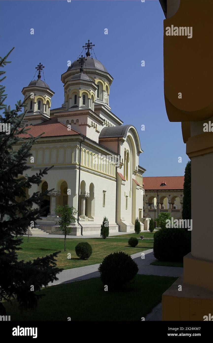 Alba Iulia, Rumänien, Romania; Orthodox Cathedral of the Holy Trinity; Orthodoxe Kathedrale der Heiligen Dreifaltigkeit; Catedral Ortodoxa Stock Photo